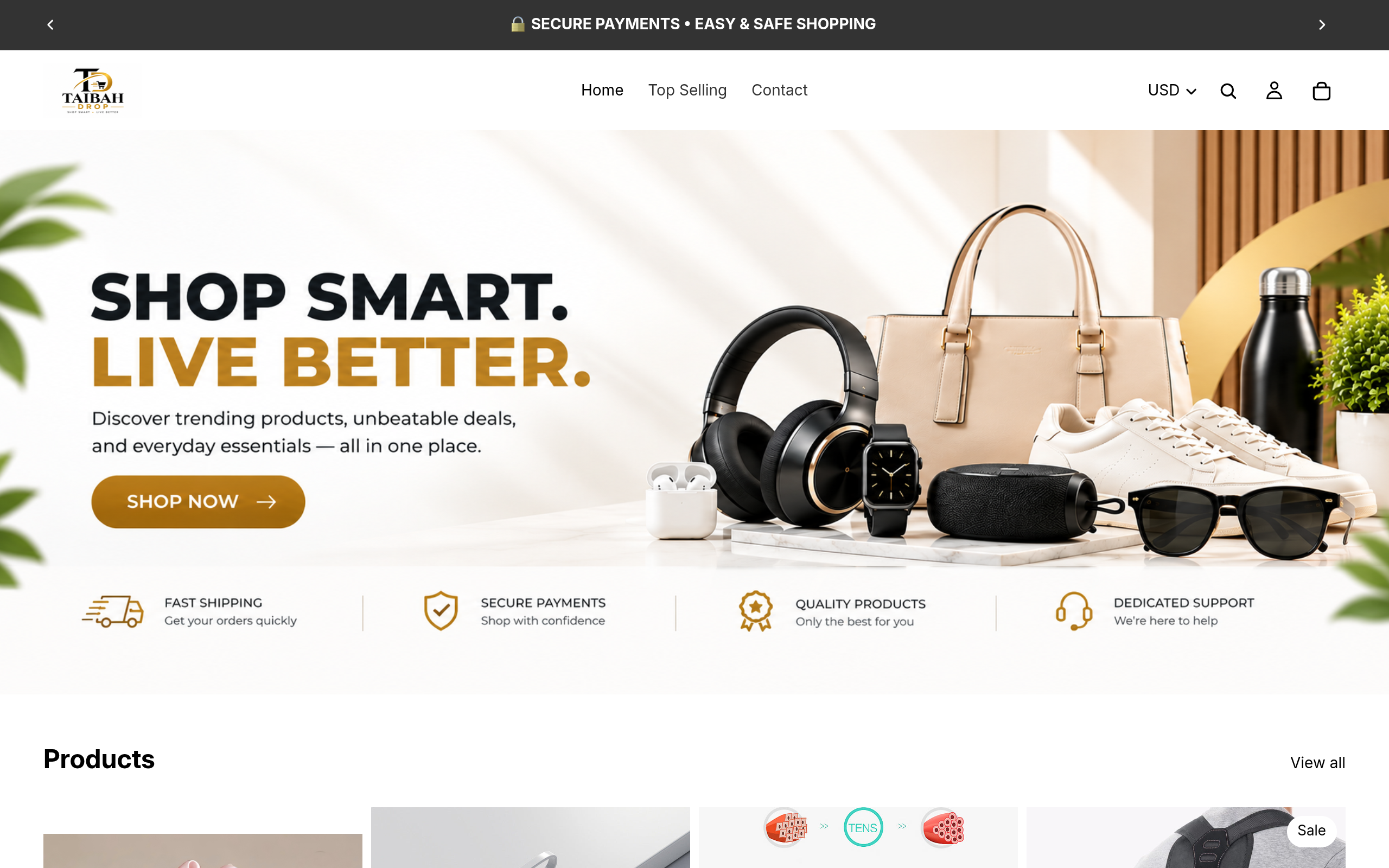 Preview of taibahdrop.store