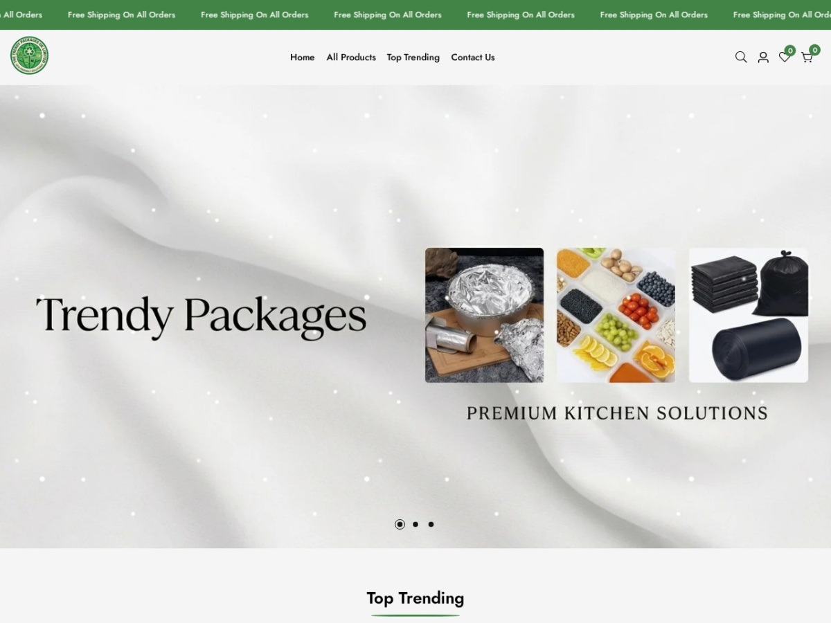 Preview of trendypackages.com